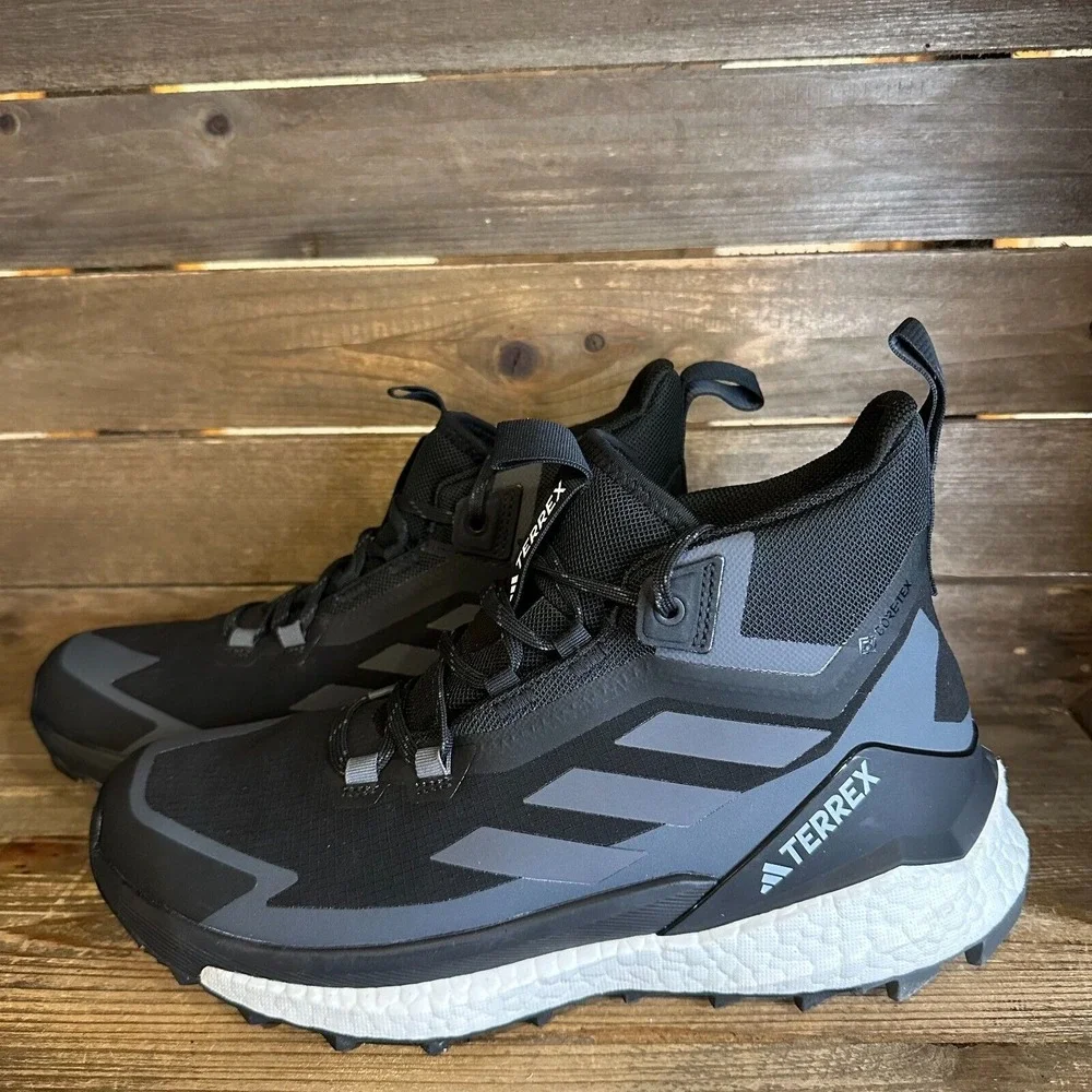 New NWOB Mens Adidas Terrex Free‎ Hiker 2 Gore-Tex Hiking Ankle Boots Size 9.5 D